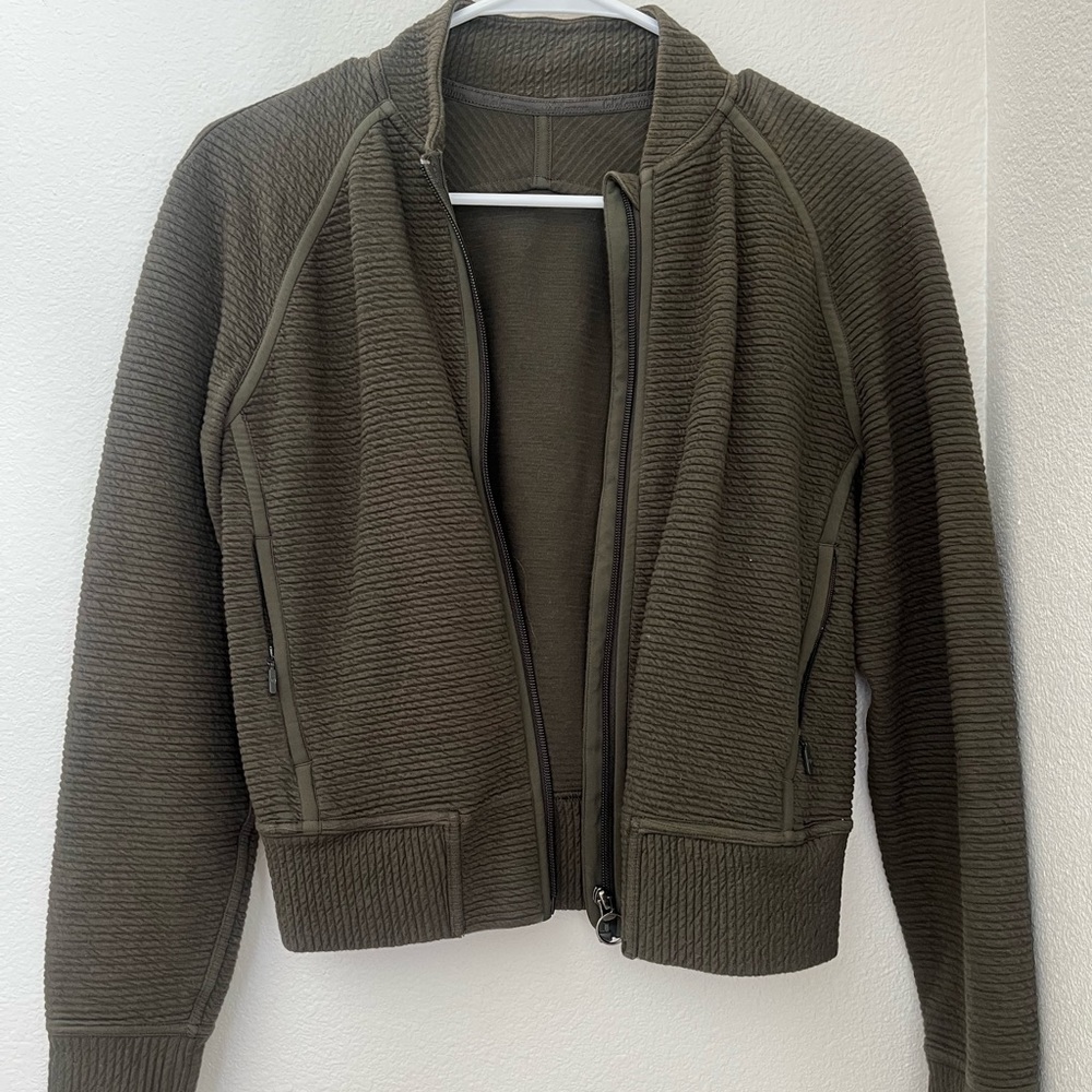 lululemon bomber jacket.